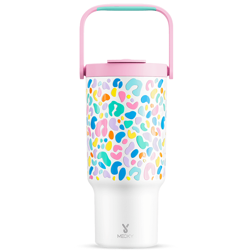 Copo Tumbler com Alça 1L - Animal Print