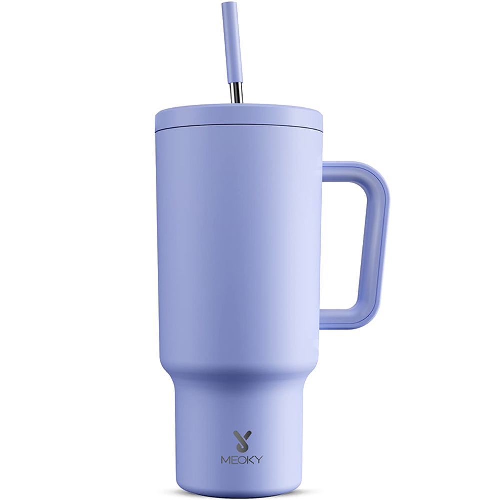 Copo Tumbler com Canudo 1.18L - Roxo