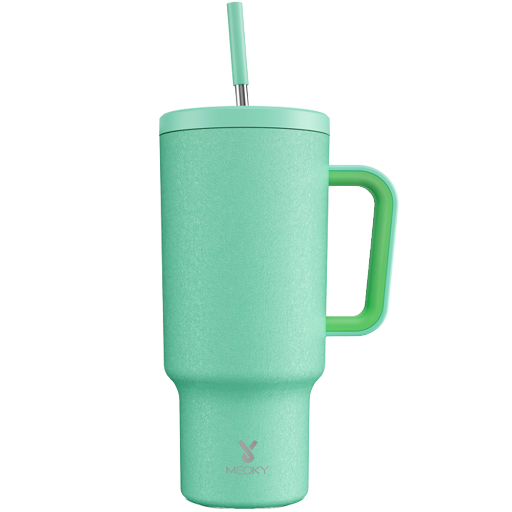 Copo Tumbler com Canudo 1.18L - Verde Mar