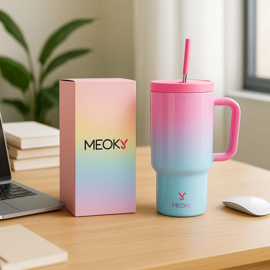Copo Tumbler com Canudo 1.18L - COMPRE 1 LEVE 2