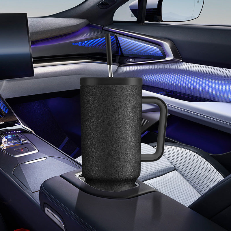 Copo Tumbler com Canudo 1.18L - Preto