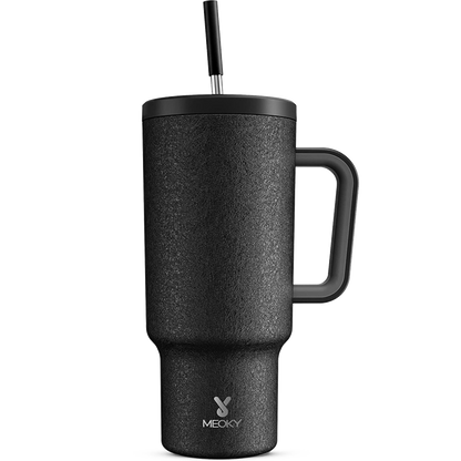 Copo Tumbler com Canudo 1.18L - Preto