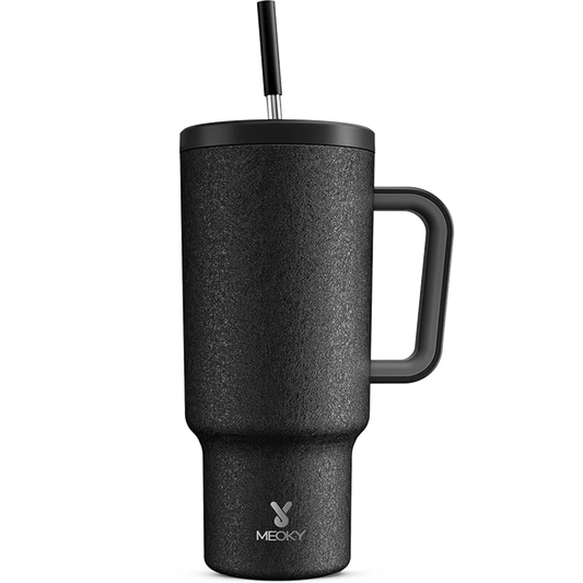 Copo Tumbler com Canudo 1.18L - Preto