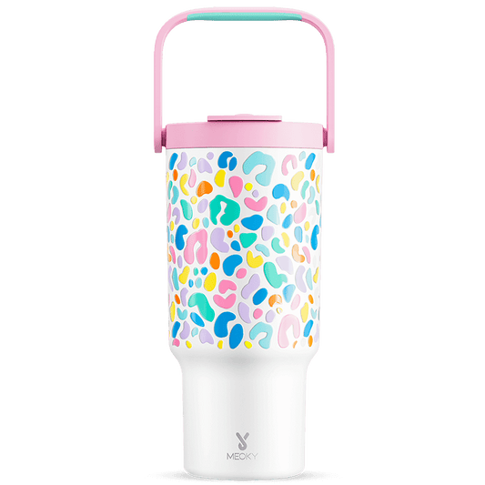 Copo Tumbler com Alça 1L - Animal Print