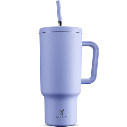 Copo Tumbler com Canudo 1.18L - Roxo