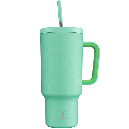 Copo Tumbler com Canudo 1.18L - Verde Mar