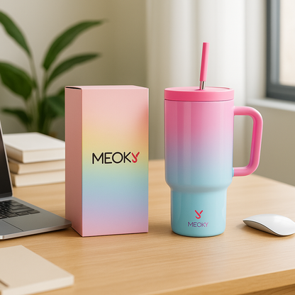 Copo Tumbler com Canudo 1.18L - COMPRE 1 LEVE 2